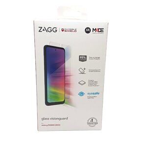 Zagg Screen Protector For Motorola Moto G Power 2022 Phone Glass Visionguard New